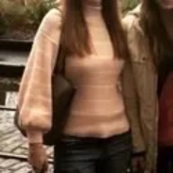 SAYLOR Rent the Runway Pink striped Bette sweater sz XS/S $250 - Picture 6 of 6